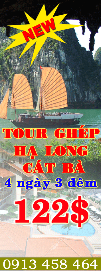 Tour ghep Hue - Ha noi - Tuan Chau - Ha Long - Cat Ba